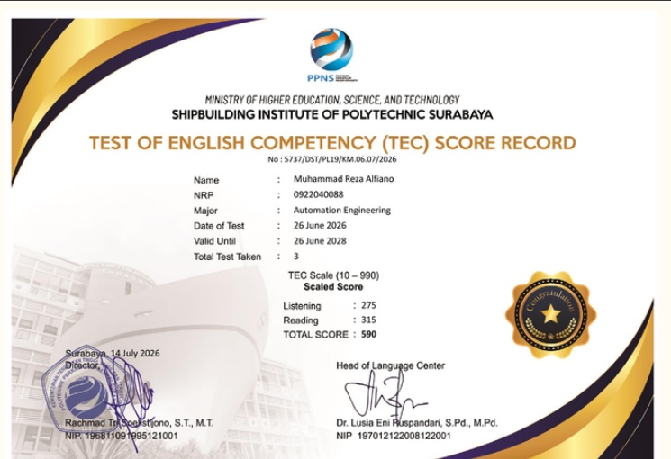 Sertifikat TOEIC